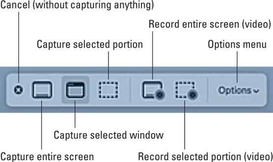 select part of screen for screenshot mac